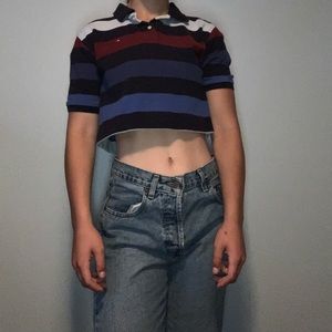 (ON HOLD) Tommy Hilfiger Cropped Polo